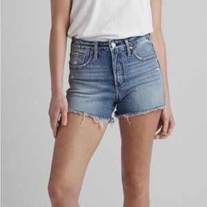 Sliver Jeans Co 90s Inspired Denim Women's Beau Shorts Size 25